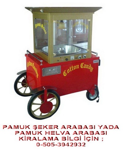 kiralık pamuk şekeri arabası